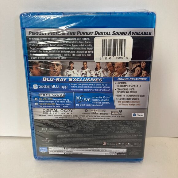 Apollo 13: 15th Anniversary (Blu-ray, 1995) New Sealed Movie Film - Picture 5 of 5